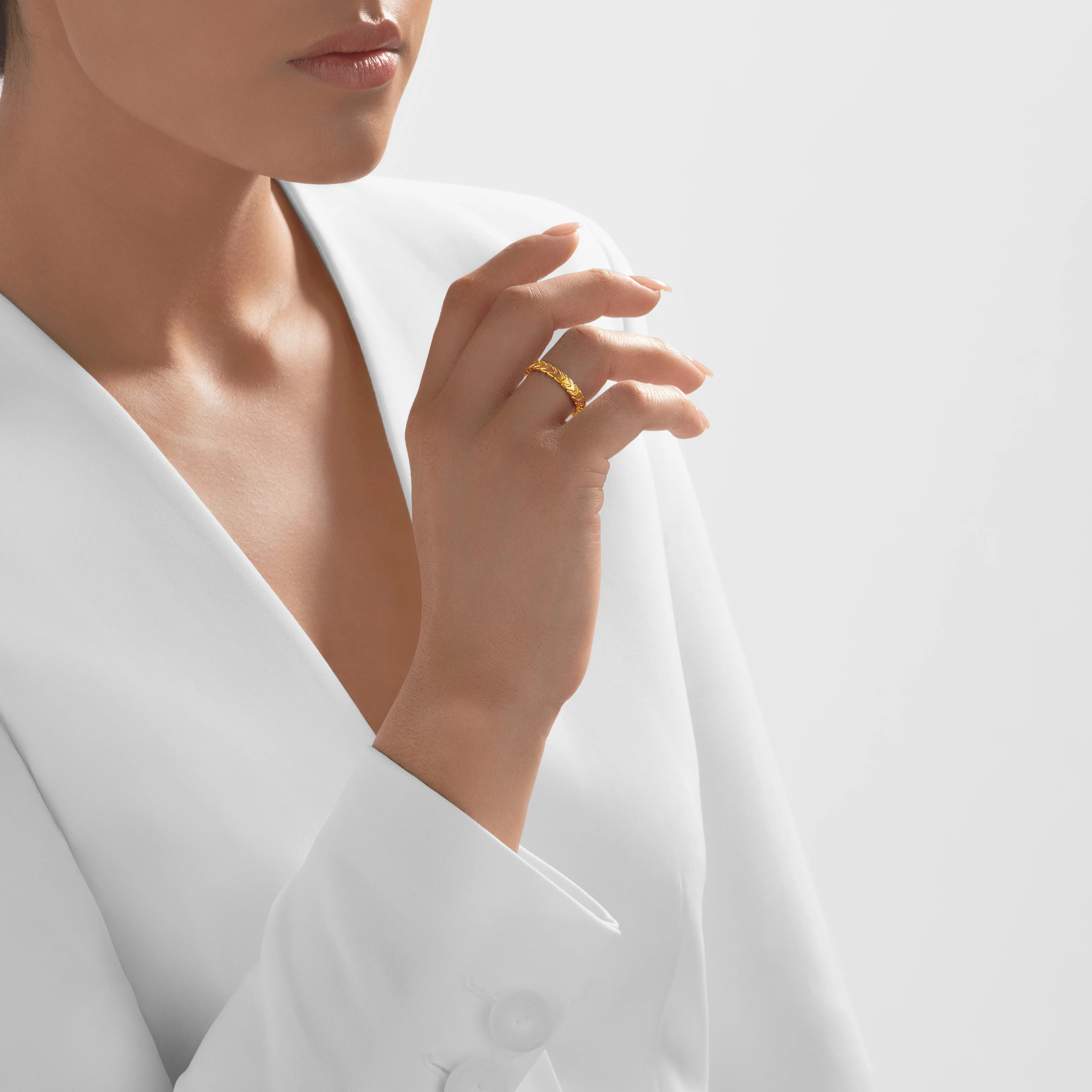 24Kt Gold Serpent Ring