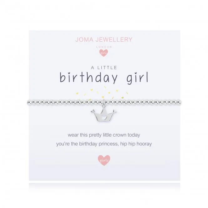 A Little Birthday Girl 10.5cm Stretch Bracelet C449