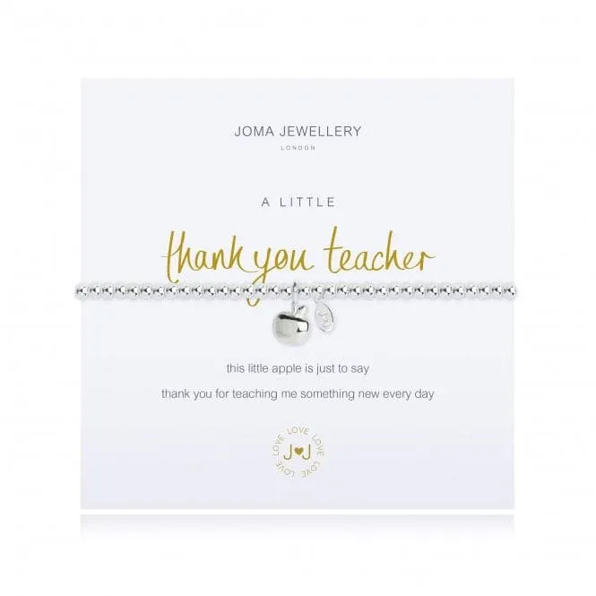 A Little thank You Teacher Bracelet 2212