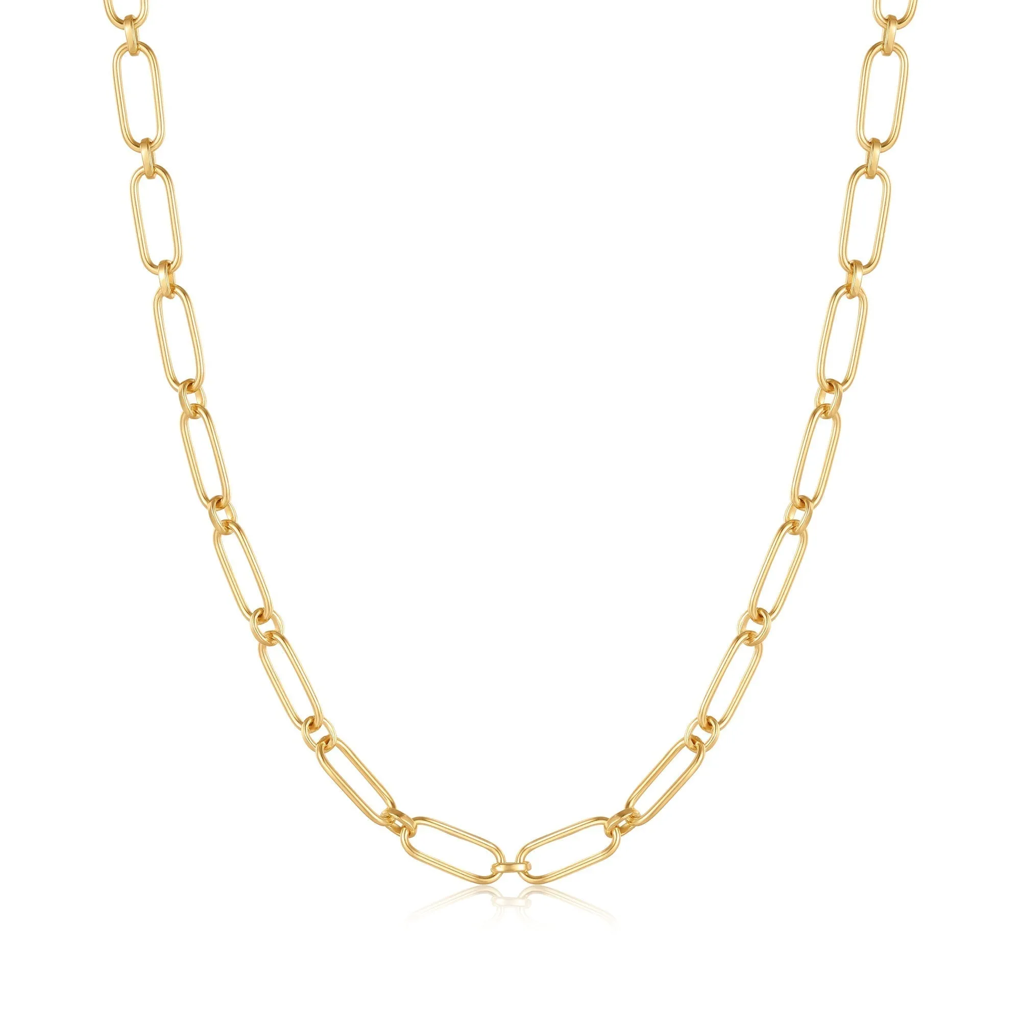 Ania Haie Gold Cable Connect Chunky Chain Necklace