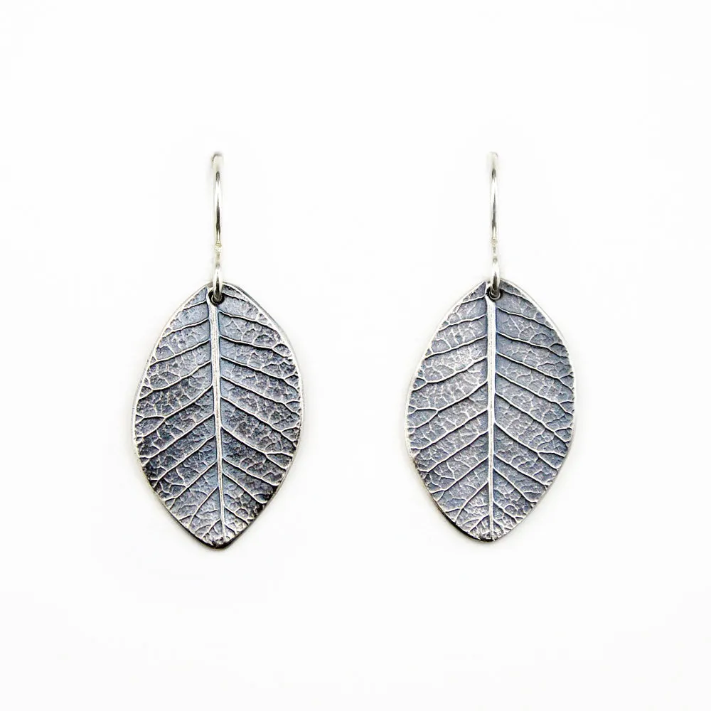 Blueridge Smokebush Leaf Earrings
