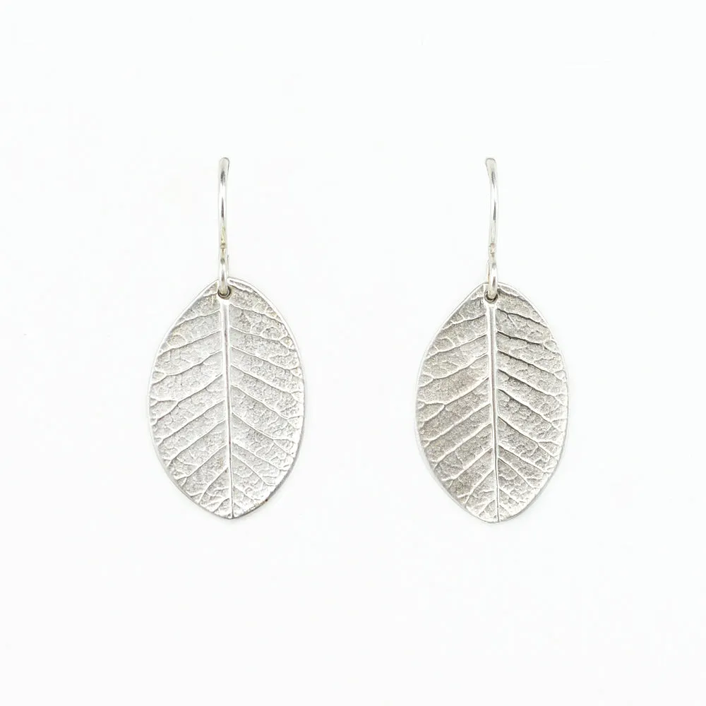 Blueridge Smokebush Leaf Earrings