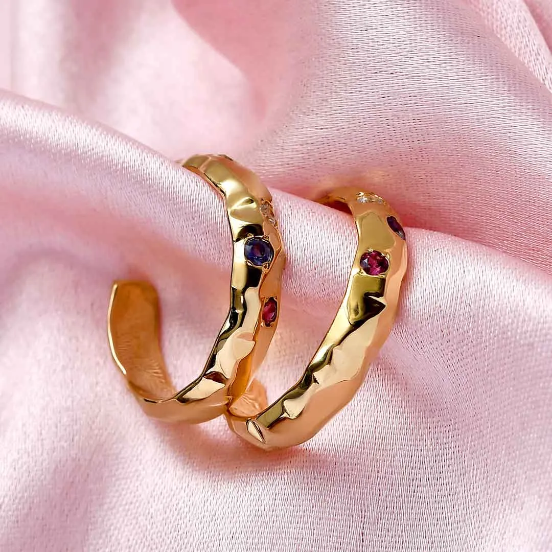 Candy Slim Band Ring   Candy J Hoop Earrings