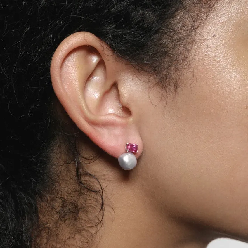 Delphine Earrings (Pink)