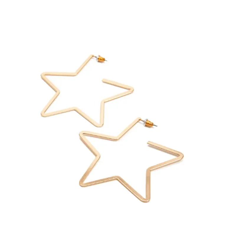 Fashion New Star Statement Stud Earrings Earring
