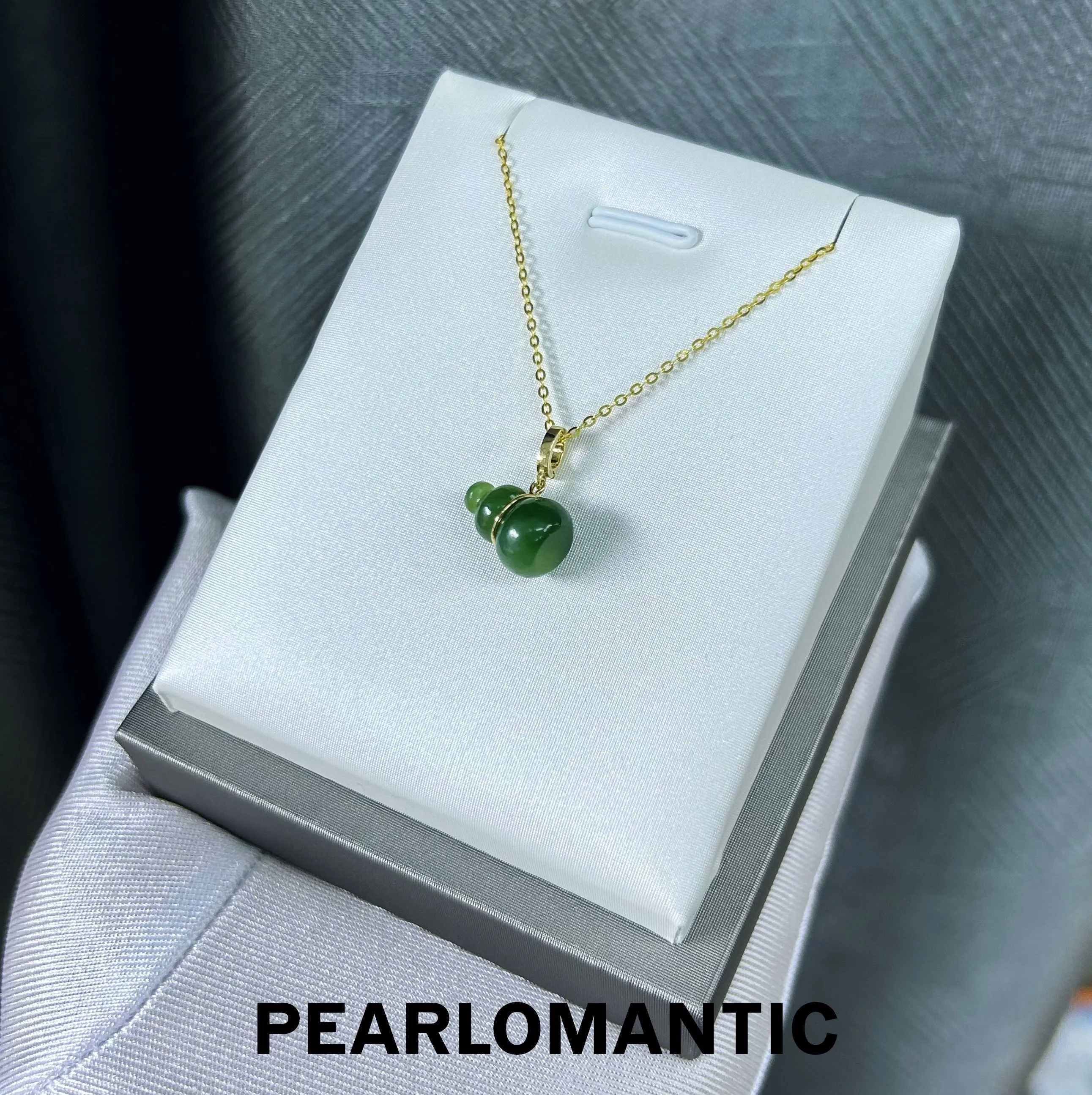 [Fine Jewelry] 18k Gold & Jade Hulu Design All-purpose Pendants