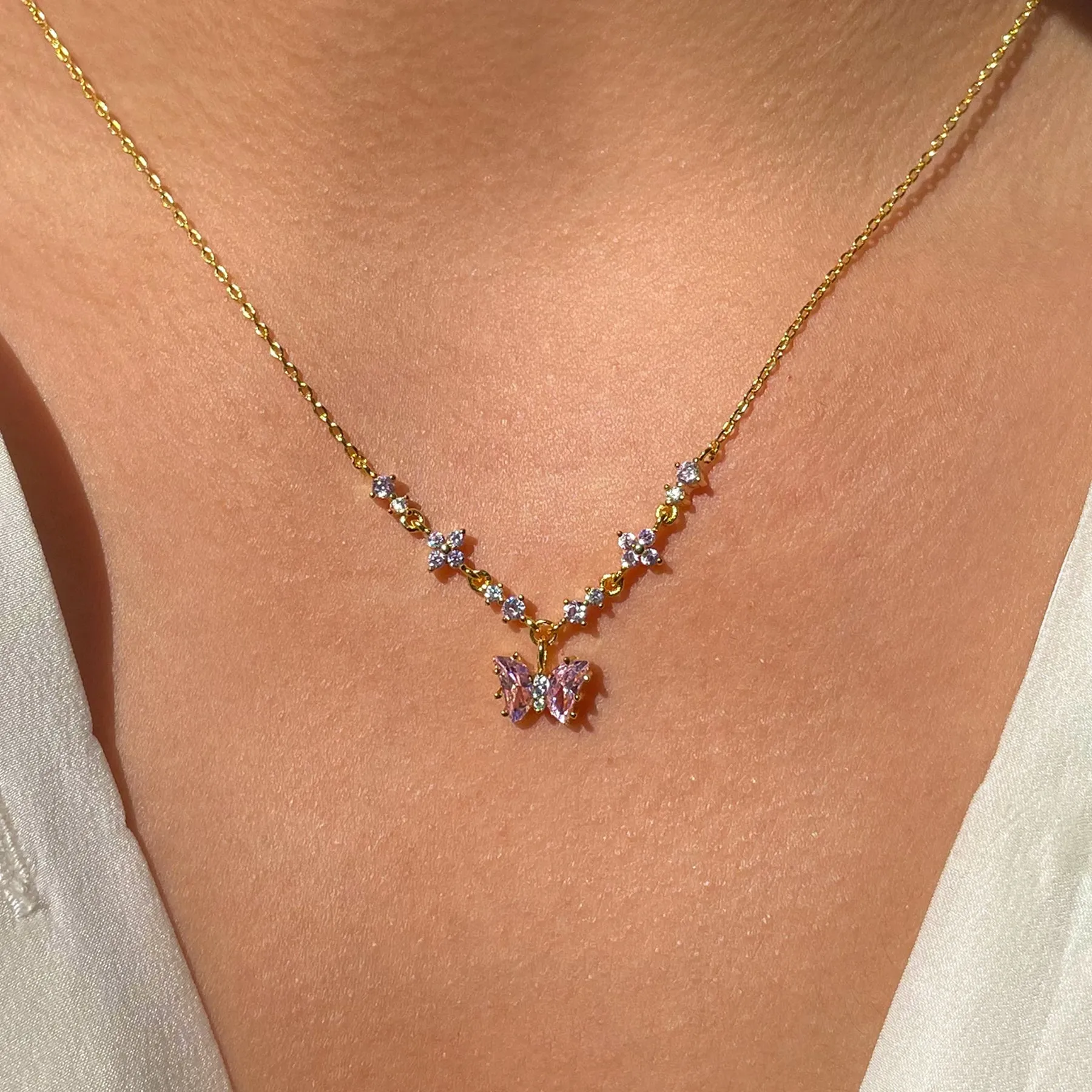 Flutter Love Necklace