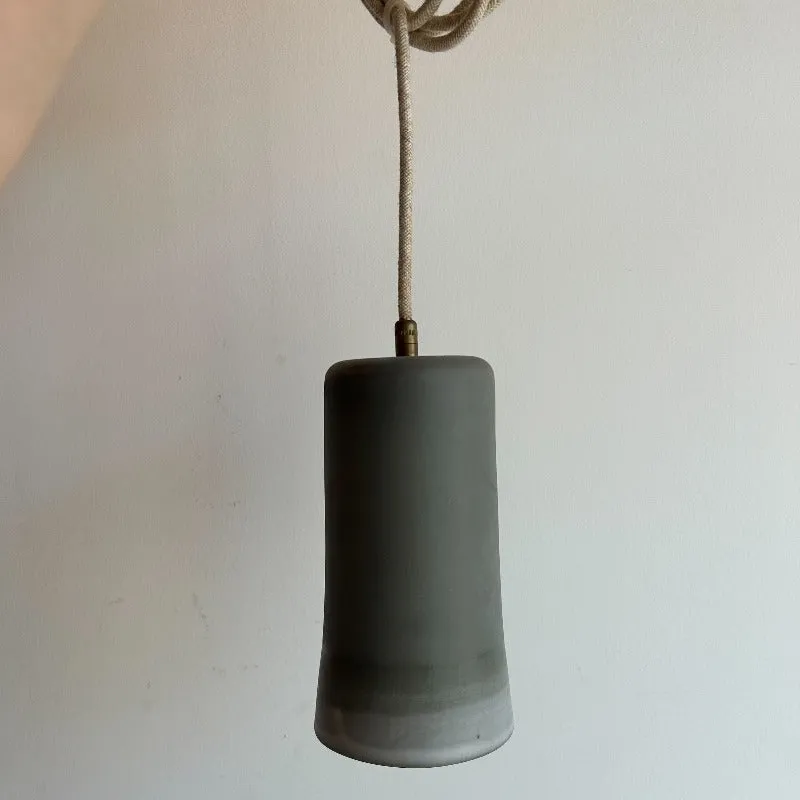 Handmade Australian Porcelain Pendant | Gravel | SALE
