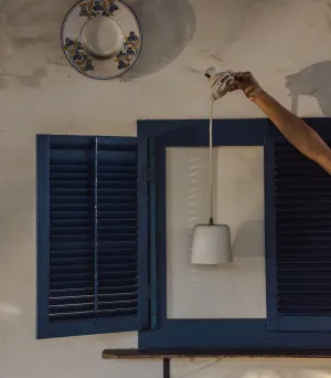 Handmade Wide Cylinder Pendant Light | Assorted Sizes