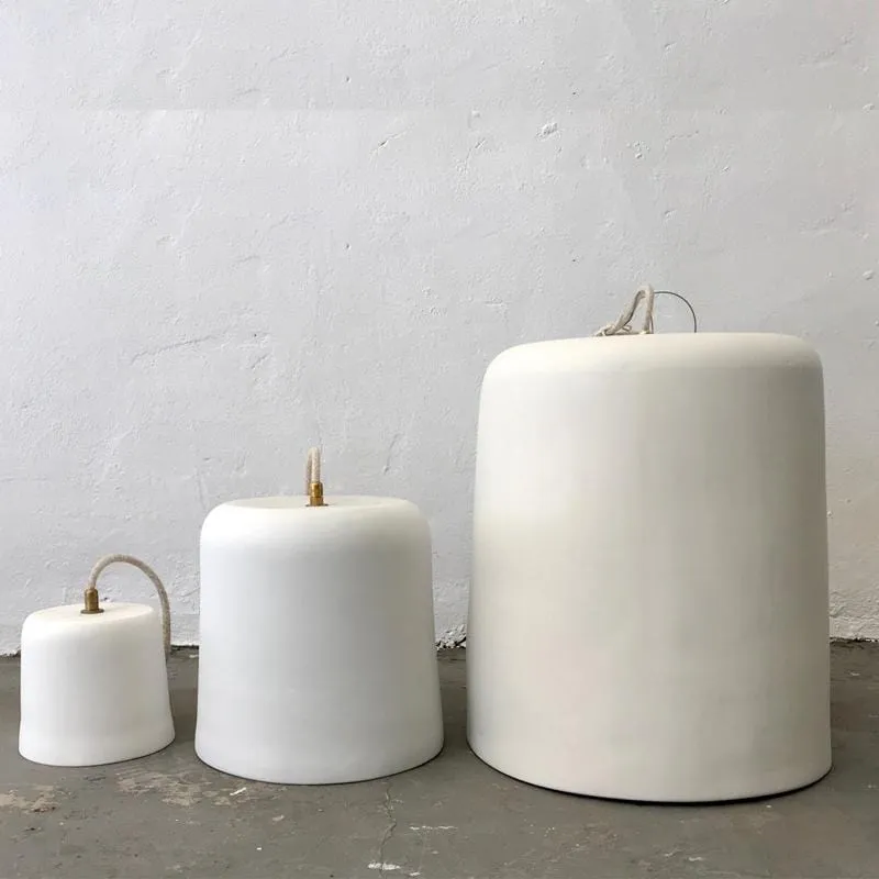 Handmade Wide Cylinder Pendant Light | Assorted Sizes