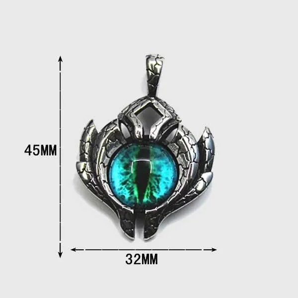 Ice Dragon's Eye Necklace