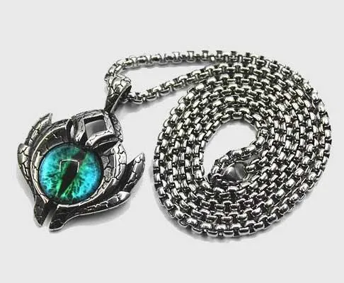 Ice Dragon's Eye Necklace