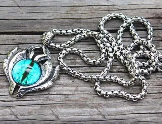 Ice Dragon's Eye Necklace