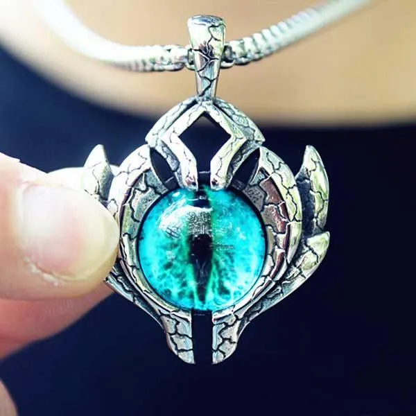Ice Dragon's Eye Necklace