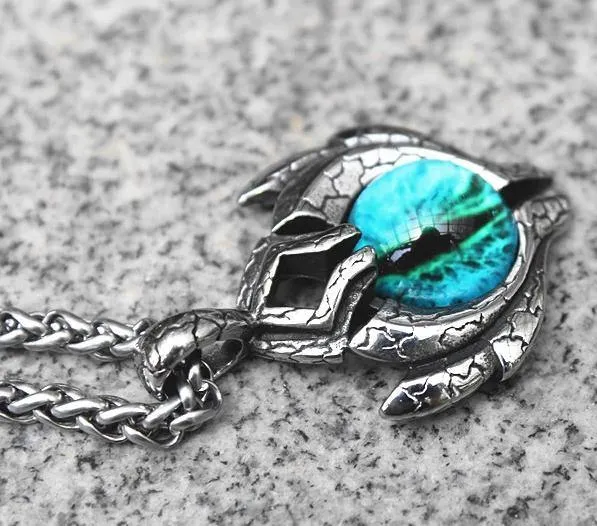Ice Dragon's Eye Necklace