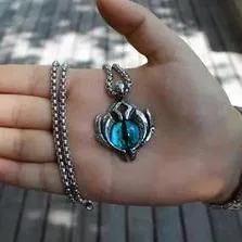 Ice Dragon's Eye Necklace