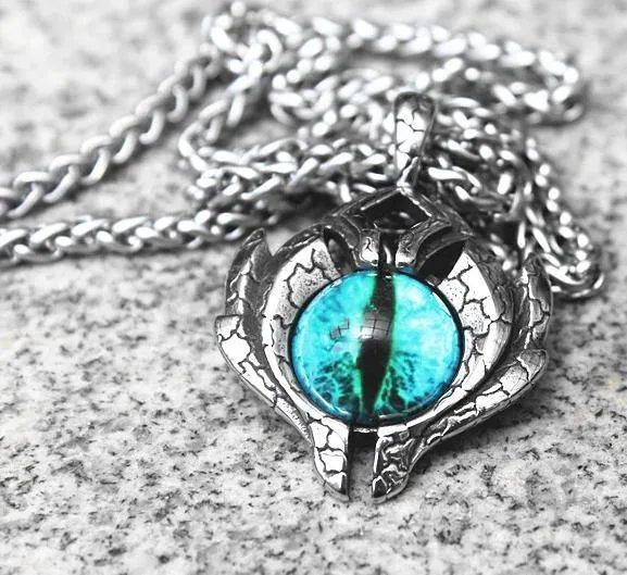 Ice Dragon's Eye Necklace