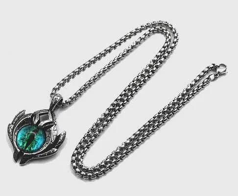 Ice Dragon's Eye Necklace