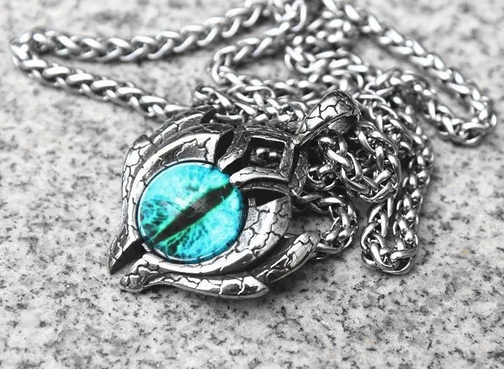 Ice Dragon's Eye Necklace