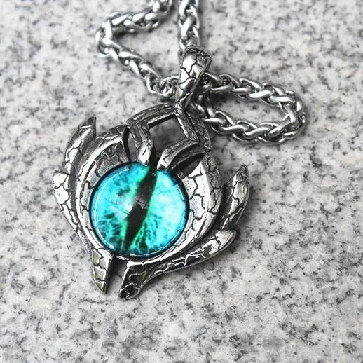 Ice Dragon's Eye Necklace