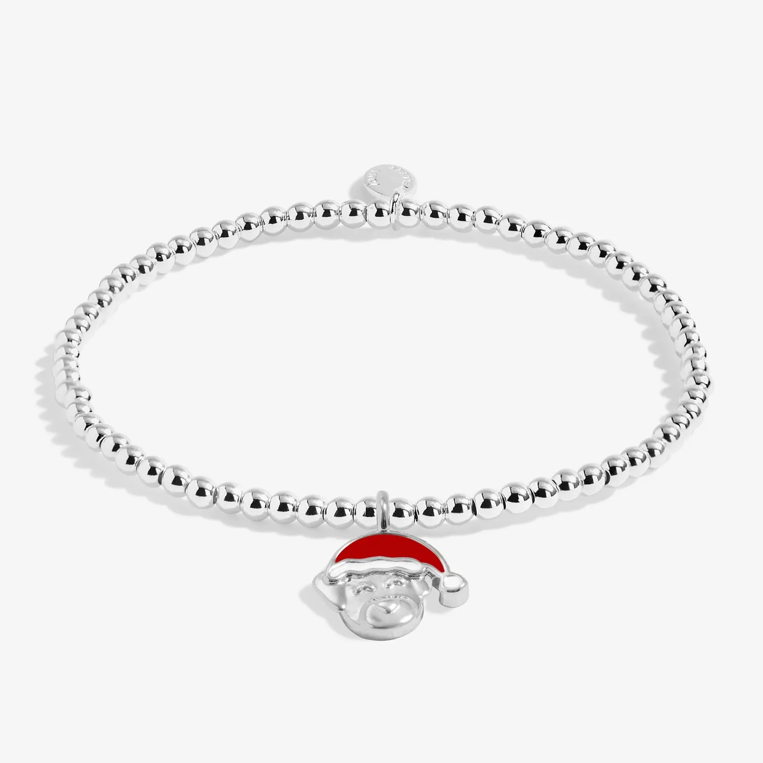 Kids Christmas A Little Santa Paws Silver Plated Bracelet C758