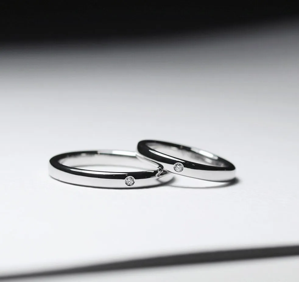 Luxuis Couple Bands 925 Silver