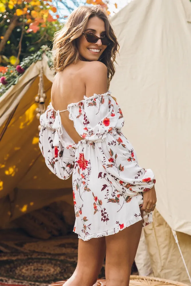 Melrose Dress White