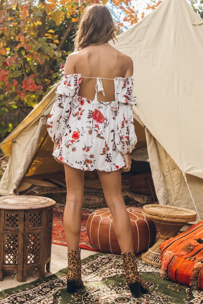 Melrose Dress White