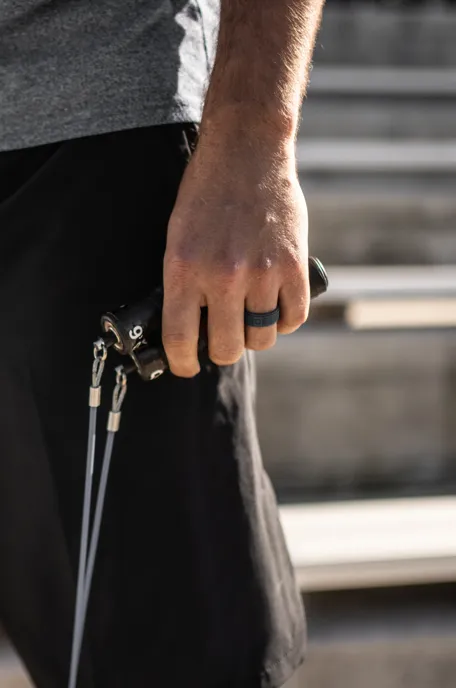Men's Crosshatch Q2X™ Silicone Ring