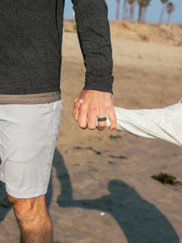 Men's Crosshatch Q2X™ Silicone Ring