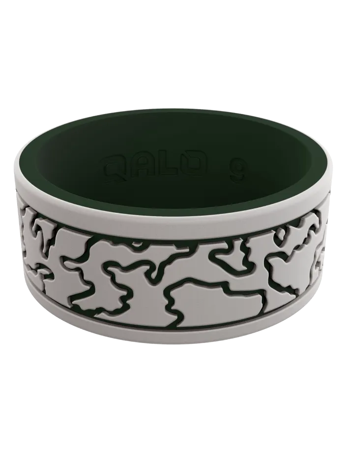 Men's Topographic Silicone Ring