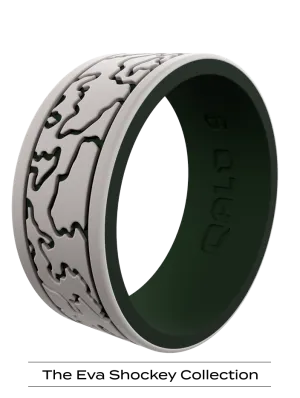Men's Topographic Silicone Ring