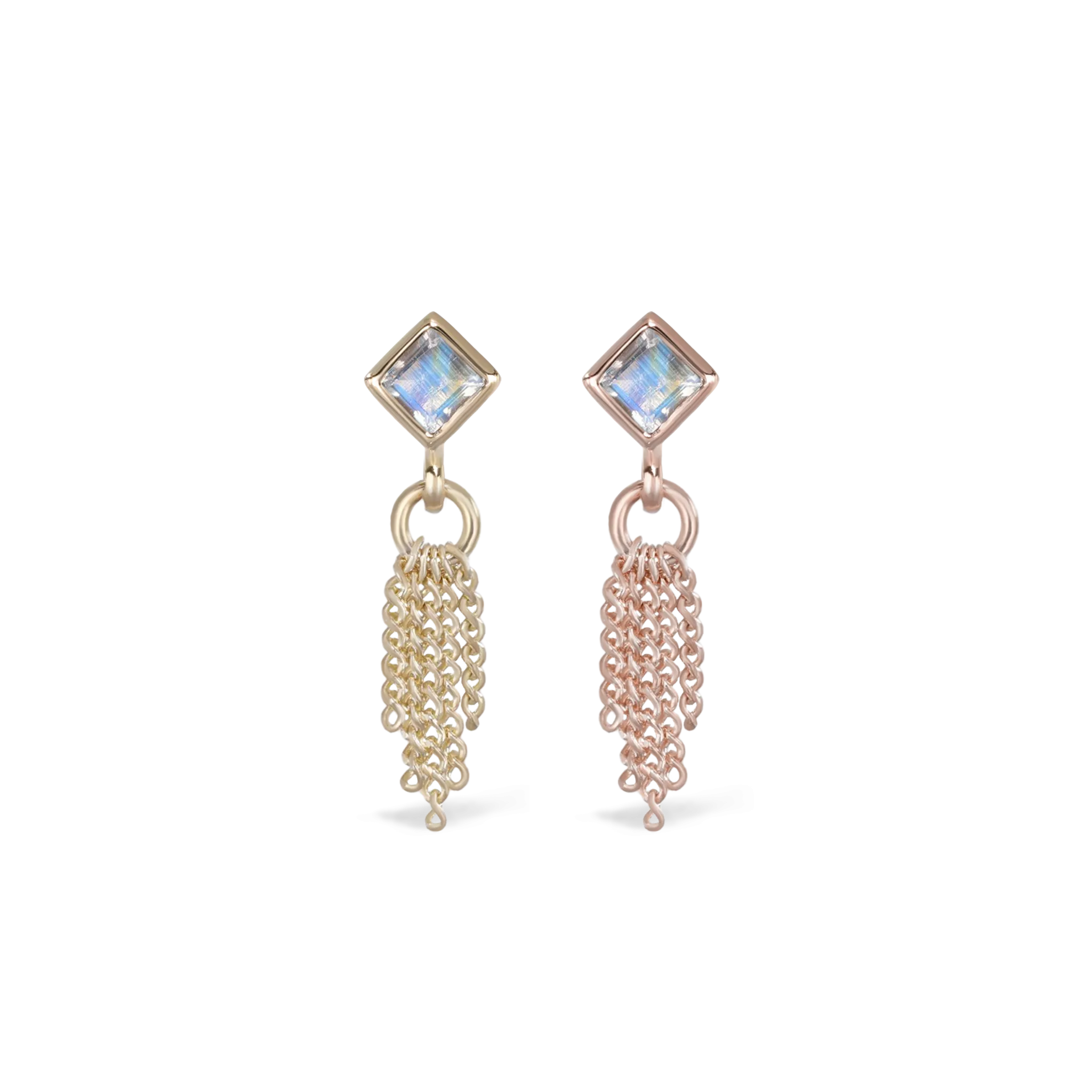 Miel • Rainbow Moonstone 5 C-Chain Tassel
