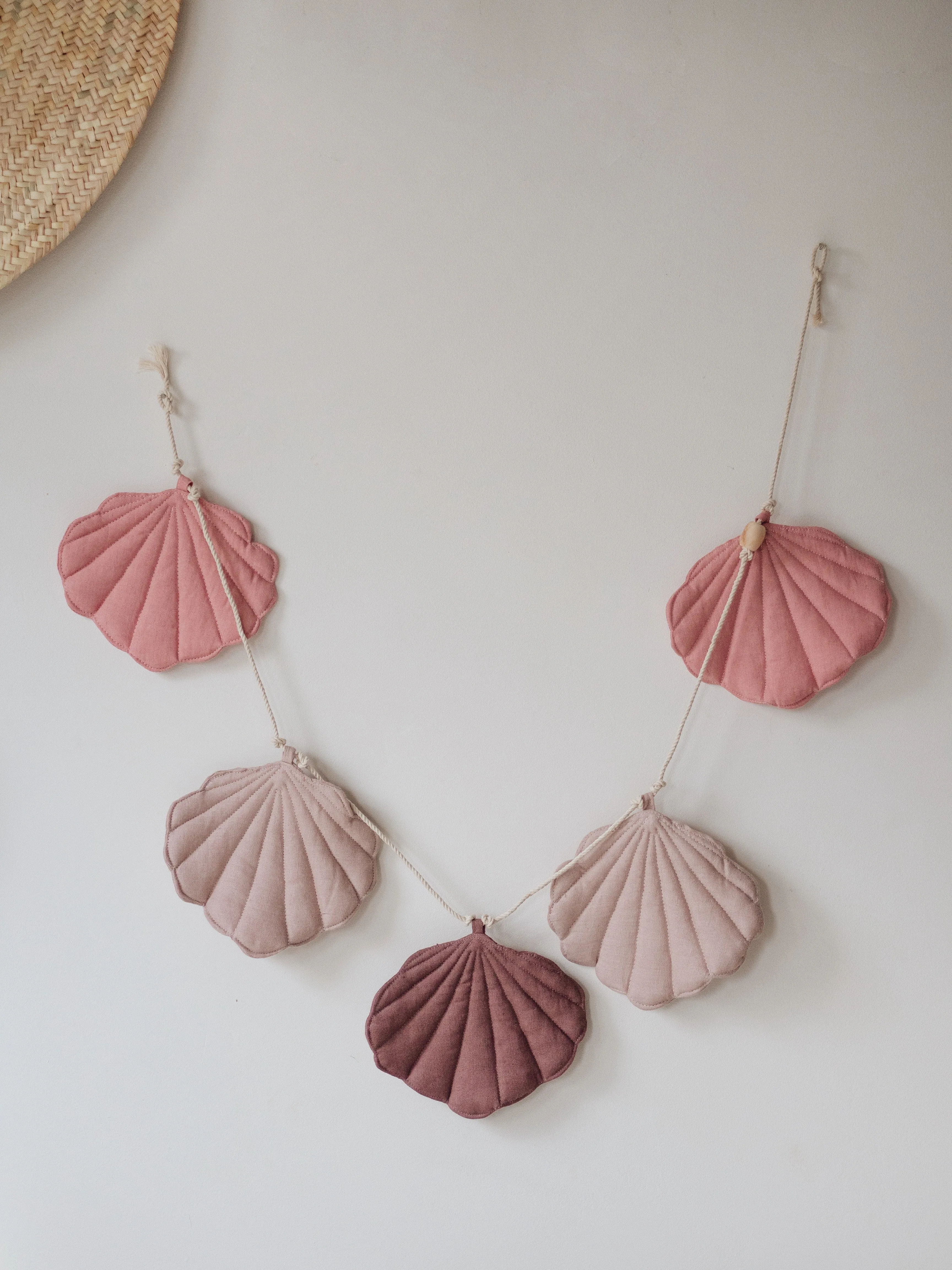 Moi Mili Shell Garland- Pink