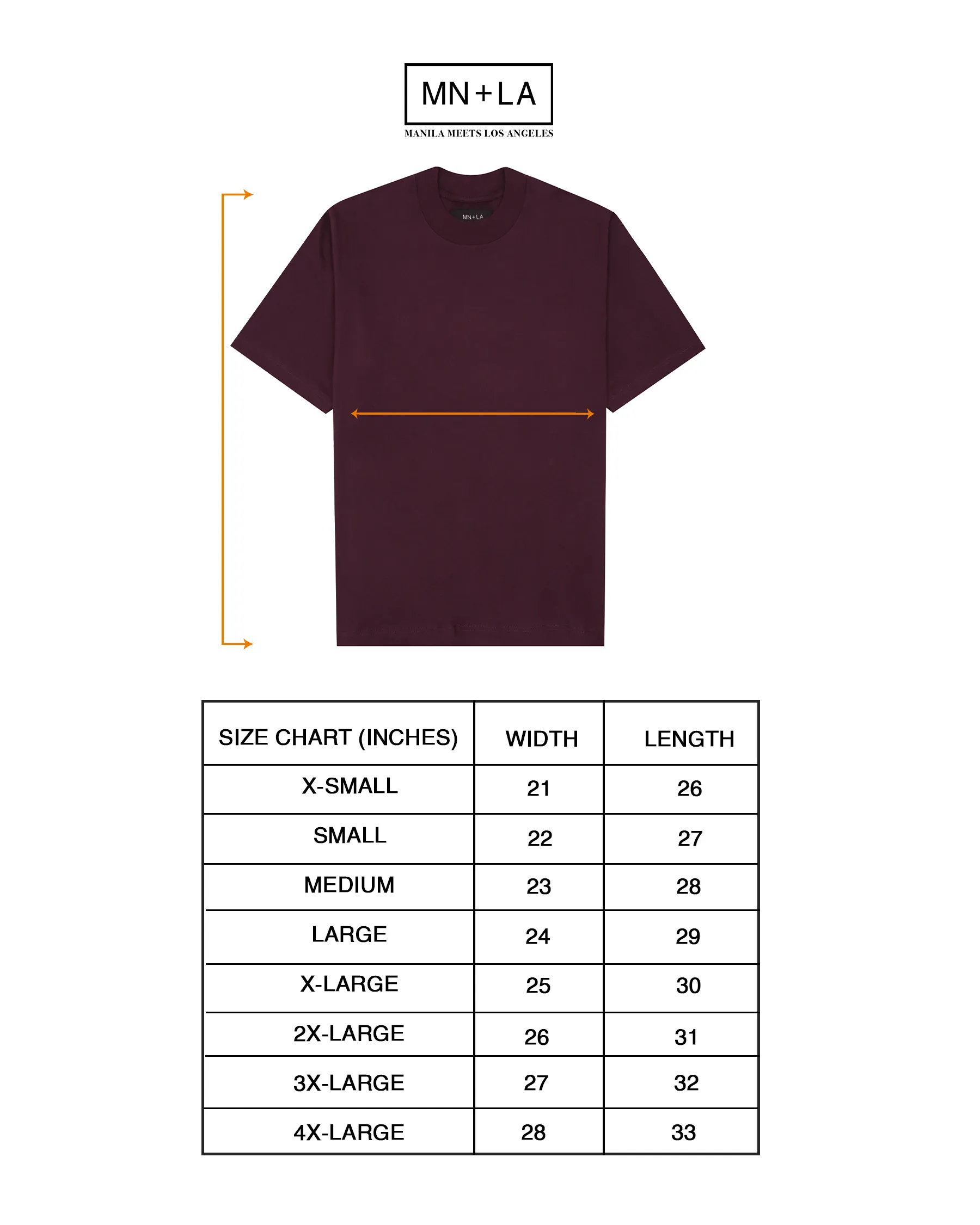 OVERSIZED TEE IN WINE