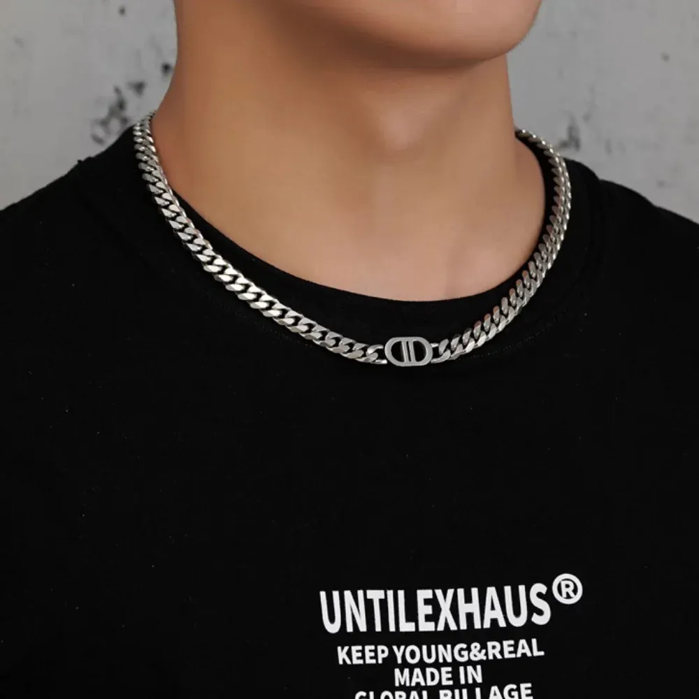 "Pig Nose Titanium Steel" Necklaces