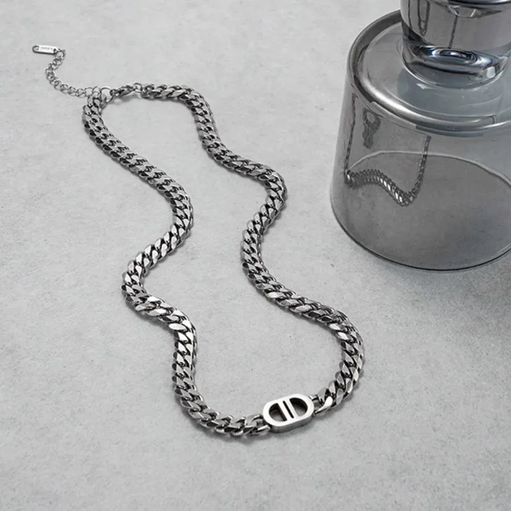 "Pig Nose Titanium Steel" Necklaces