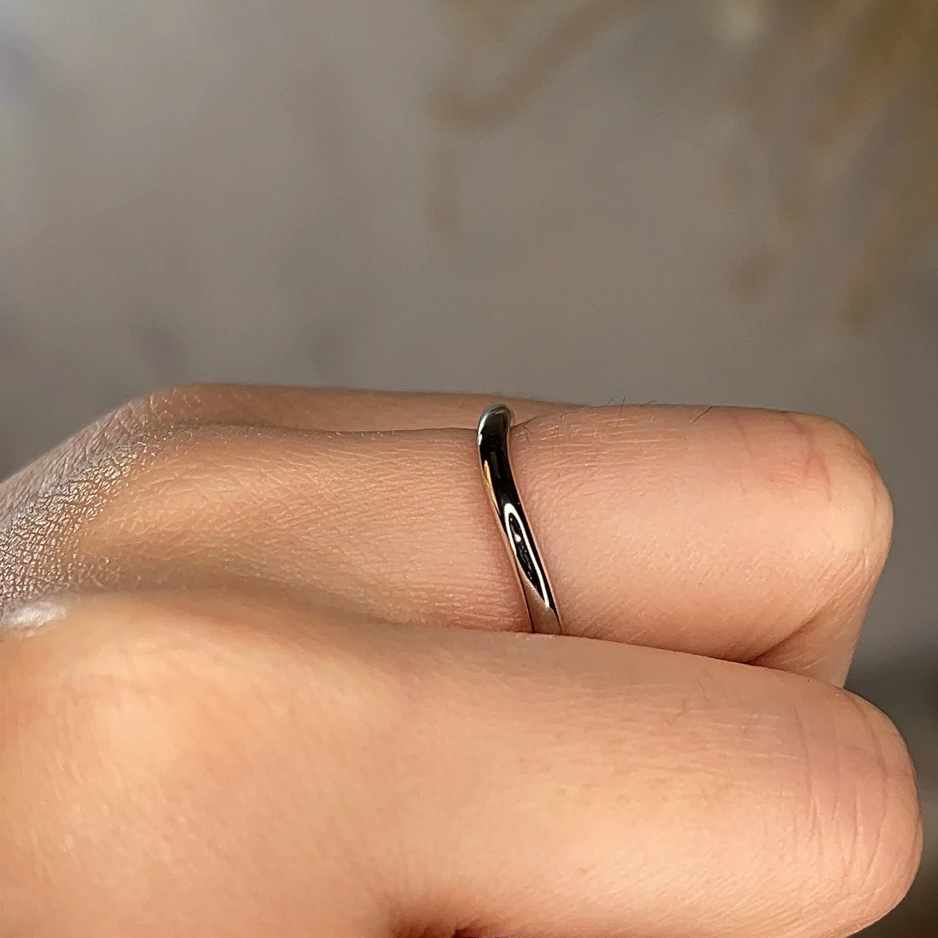 "Thea" Irregular Subtle Shaped Eternity Ring ET37