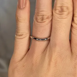 "Thea" Irregular Subtle Shaped Eternity Ring ET37