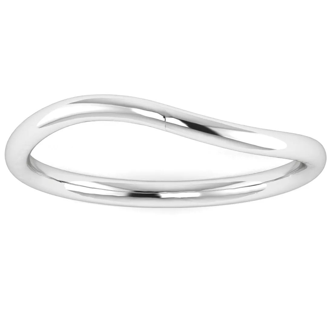 "Thea" Irregular Subtle Shaped Eternity Ring ET37