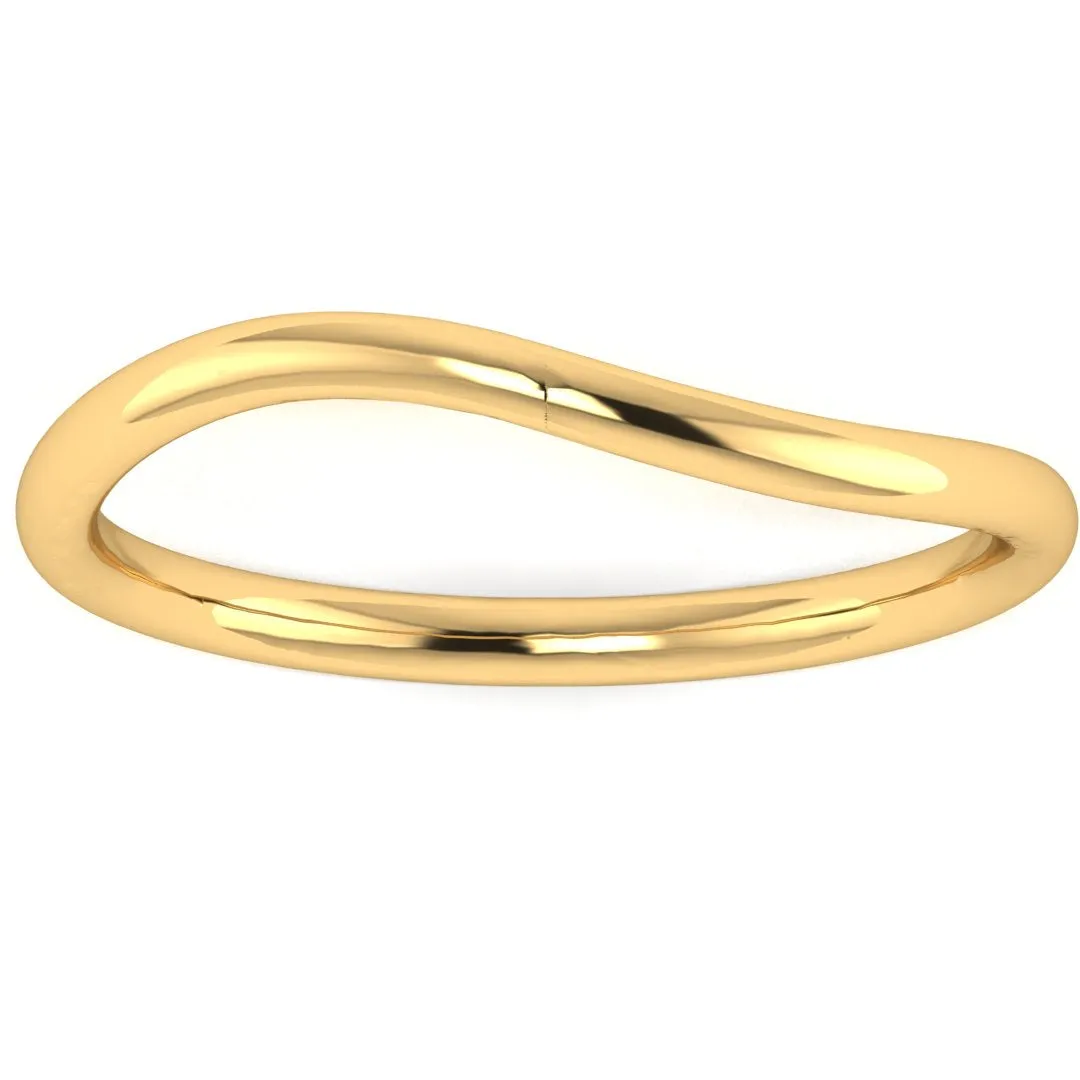 "Thea" Irregular Subtle Shaped Eternity Ring ET37