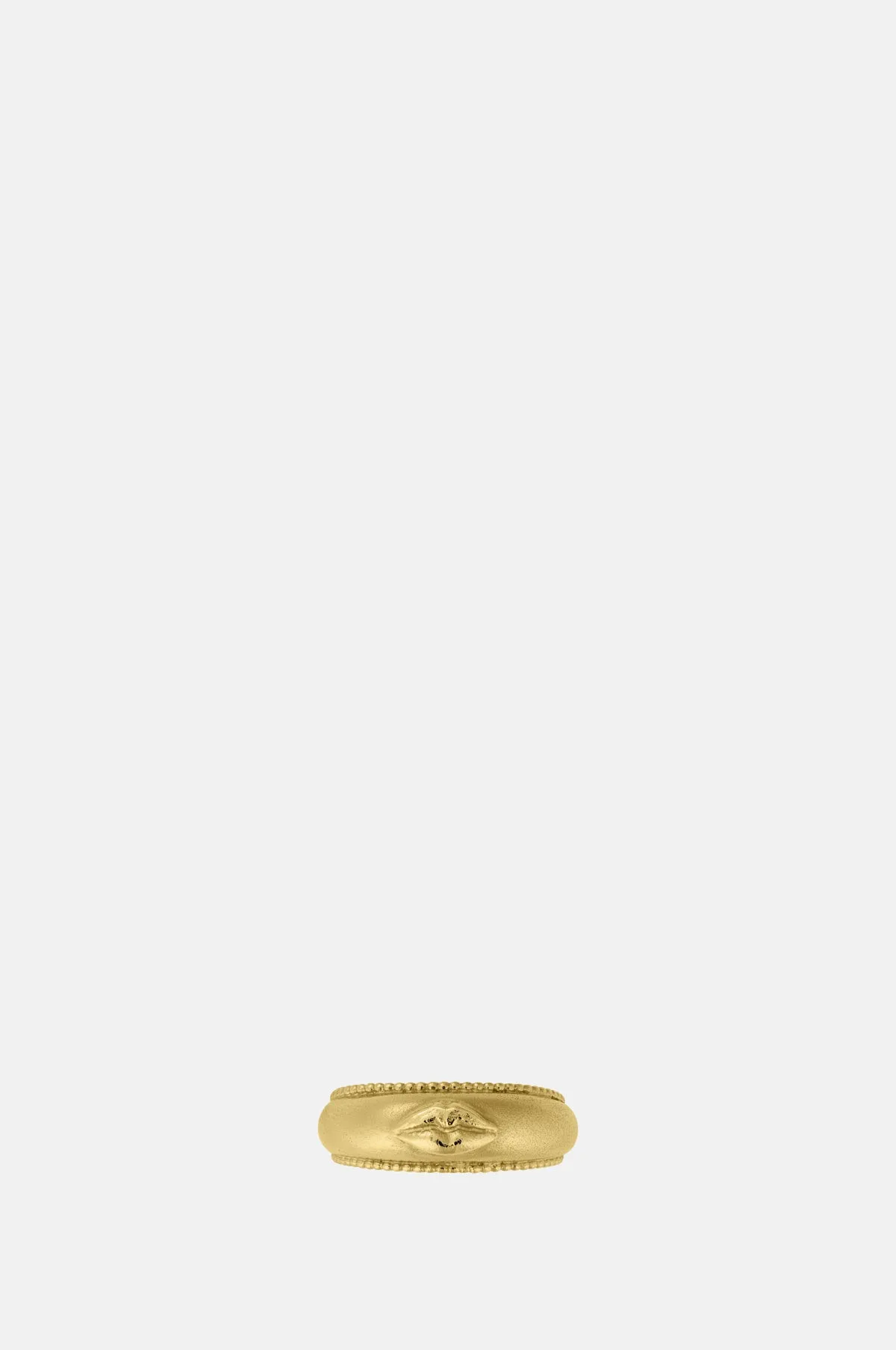 Sense of Taste Lips Bombe Ring Gold