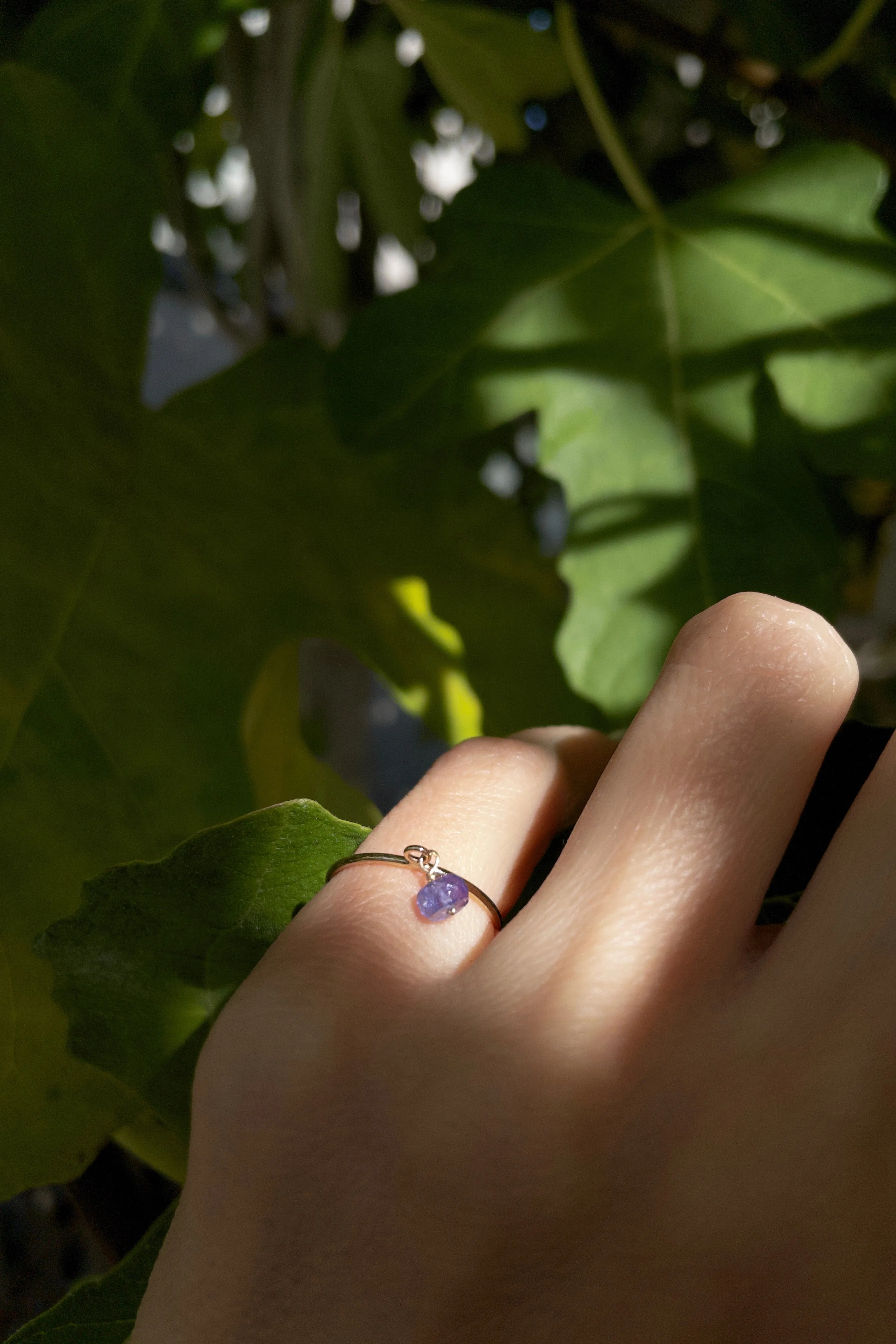 Tanzanite Stacking Ring