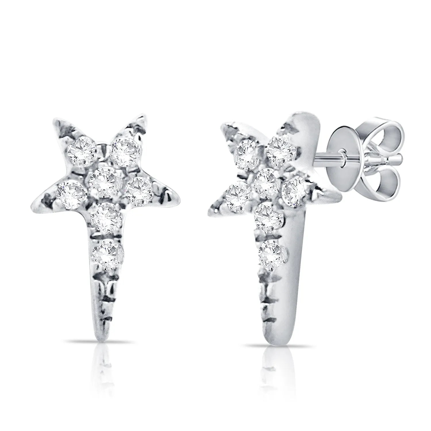 Trendy Zodiac Diamond Stud