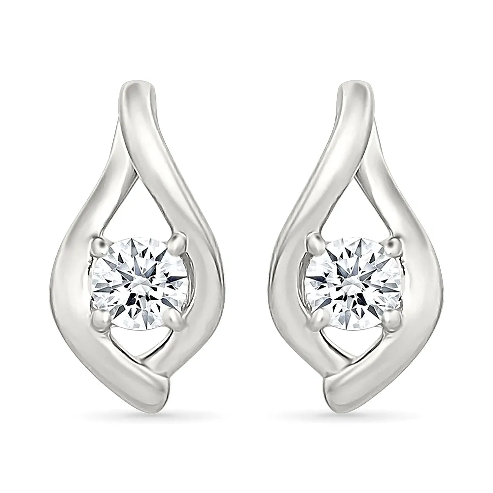 Veritate Gold & Diamond Earrings