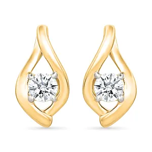 Veritate Gold & Diamond Earrings